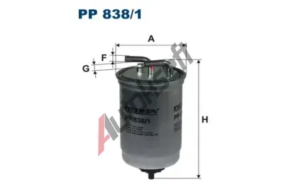 FILTRON Palivov filtr FI PP838/1, PP 838/1