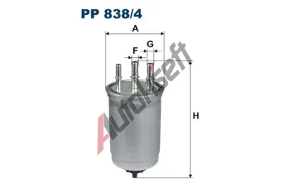 FILTRON Palivov filtr FI PP838/4, PP 838/4