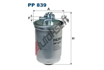 FILTRON Palivov filtr FI PP839, PP 839