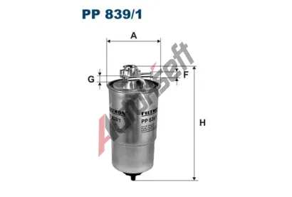 FILTRON Palivov filtr FI PP839/1, PP 839/1