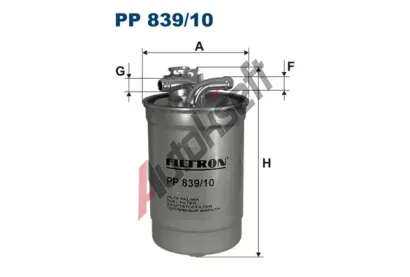 FILTRON Palivov filtr FI PP839/10, PP 839/10