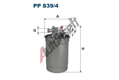 FILTRON Palivov filtr FI PP839/4, PP 839/4