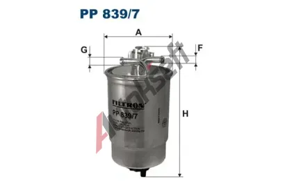 FILTRON Palivov filtr FI PP839/7, PP 839/7