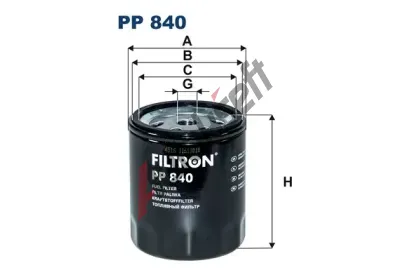 FILTRON Palivov filtr FI PP840, PP 840