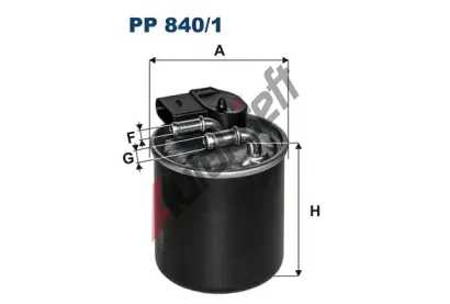 FILTRON Palivov filtr FI PP 840/1, FI PP840/1