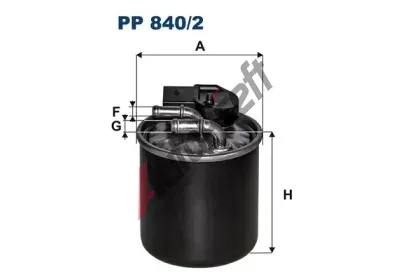 FILTRON Palivov filtr FI PP 840/2, FI PP840/2