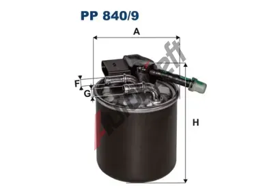 FILTRON Palivov filtr FI PP 840/9, FI PP840/9