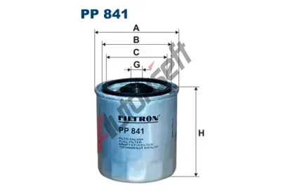 FILTRON Palivov filtr FI PP841, PP 841