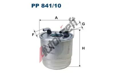 FILTRON Palivov filtr FI PP841/10, PP 841/10