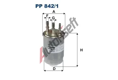 FILTRON Palivov filtr FI PP842/1, PP 842/1