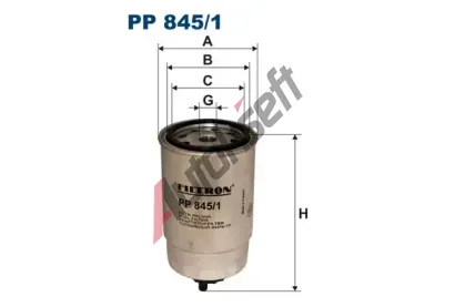 FILTRON Palivov filtr FI PP845/1, PP 845/1