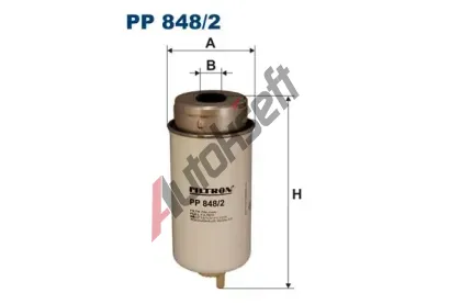 FILTRON Palivov filtr FI PP848/2, PP 848/2