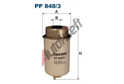 FILTRON Palivov filtr FI PP848/3, PP 848/3