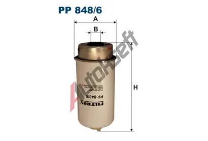 FILTRON Palivov filtr FI PP848/6, PP 848/6