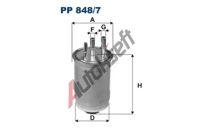 FILTRON Palivov filtr FI PP848/7, PP 848/7