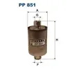 Palivov filtr FILTRON ‐ FI PP851