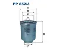 Palivový filtr FILTRON ‐ FI PP852/3 Palivový filtr FILTRON ‐ FI PP852/3