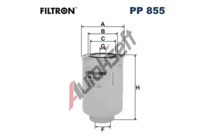 FILTRON Palivov filtr FI PP855, PP 855