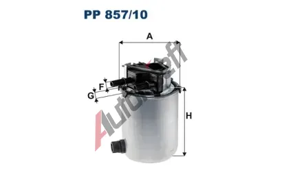 FILTRON Palivov filtr FI PP857/10, PP 857/10
