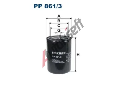 FILTRON Palivov filtr FI PP861/3, PP 861/3
