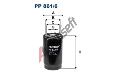 FILTRON Palivov filtr FI PP861/6, PP 861/6