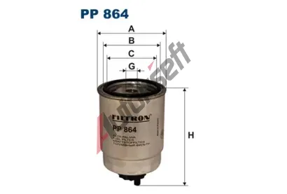 FILTRON Palivov filtr FI PP864, PP 864
