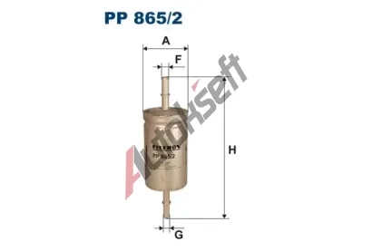 FILTRON Palivov filtr FI PP865/2, PP 865/2