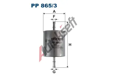 FILTRON Palivov filtr FI PP865/3, PP 865/3