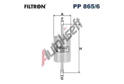 FILTRON Palivov filtr FI PP865/6, PP 865/6