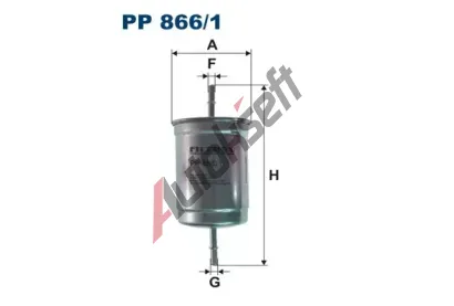 FILTRON Palivov filtr FI PP866/1, PP 866/1