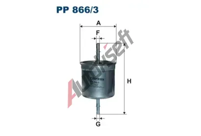 FILTRON Palivov filtr FI PP866/3, PP 866/3