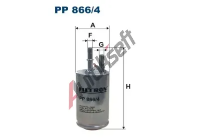 FILTRON Palivov filtr FI PP866/4, PP 866/4