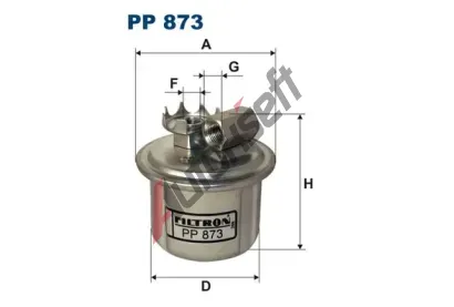 FILTRON Palivov filtr FI PP873, PP 873