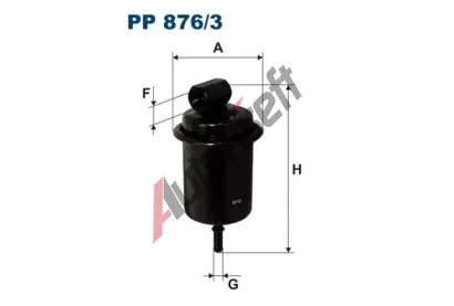 FILTRON Palivov filtr FI PP876/3, PP 876/3