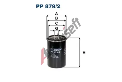 FILTRON Palivov filtr FI PP879/2, PP 879/2