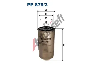 FILTRON Palivov filtr FI PP879/3, PP 879/3
