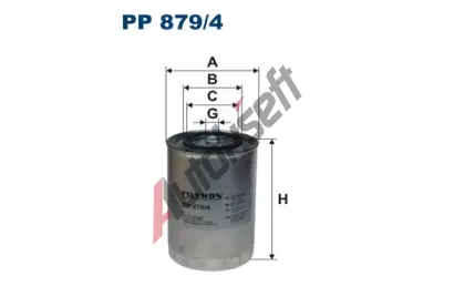 FILTRON Palivov filtr FI PP879/4, PP 879/4