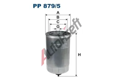 FILTRON Palivov filtr FI PP879/5, PP 879/5