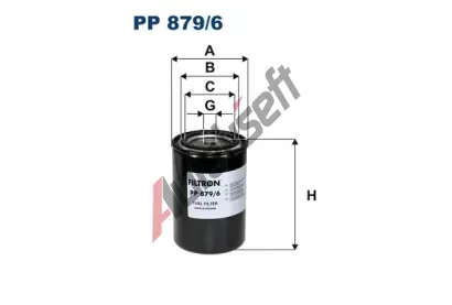 FILTRON Palivov filtr FI PP879/6, PP 879/6