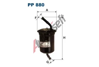 FILTRON Palivov filtr FI PP880, PP 880