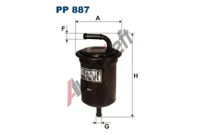 FILTRON Palivov filtr FI PP887, PP 887