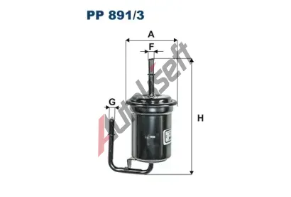 FILTRON Palivov filtr FI PP891/3, FI PP 891/3