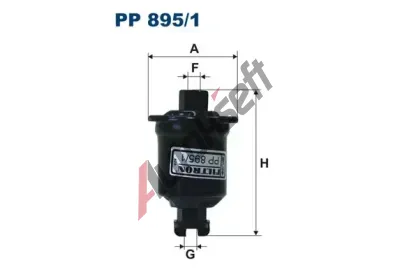FILTRON Palivov filtr FI PP895/1, PP 895/1