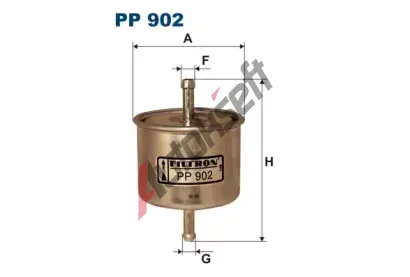 FILTRON Palivov filtr FI PP902, PP 902