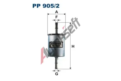 FILTRON Palivov filtr FI PP905/2, PP 905/2