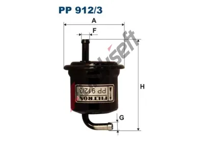 FILTRON Palivov filtr FI PP912/3, PP 912/3