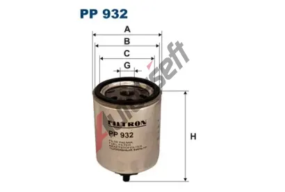 FILTRON Palivov filtr FI PP932, PP 932