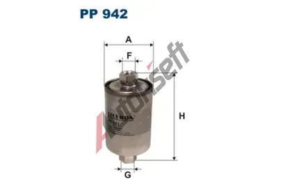 FILTRON Palivov filtr FI PP942, PP 942