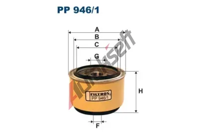 FILTRON Palivov filtr FI PP946/1, PP 946/1