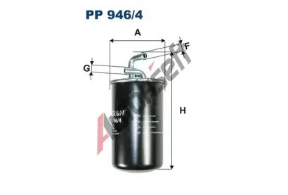 FILTRON Palivov filtr FI PP946/4, PP 946/4